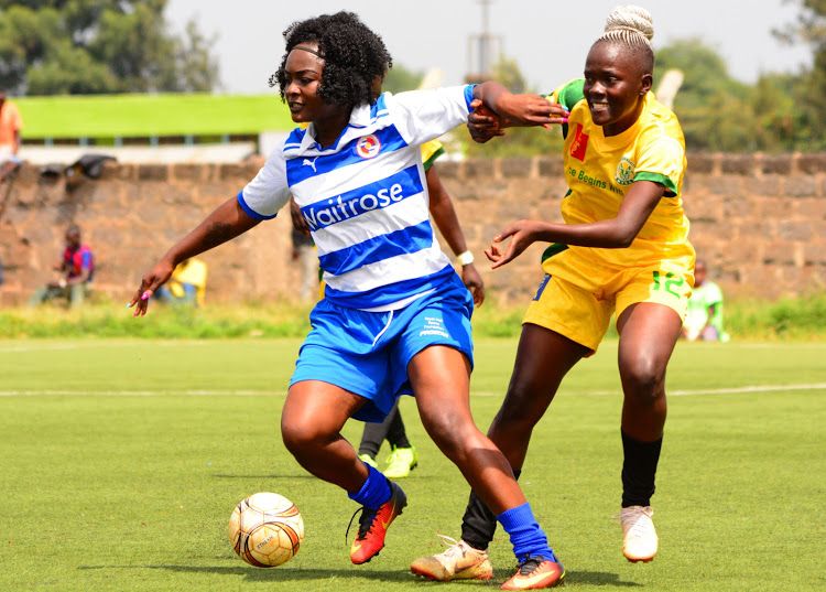 من منافسات الدوري الكيني للسيدات