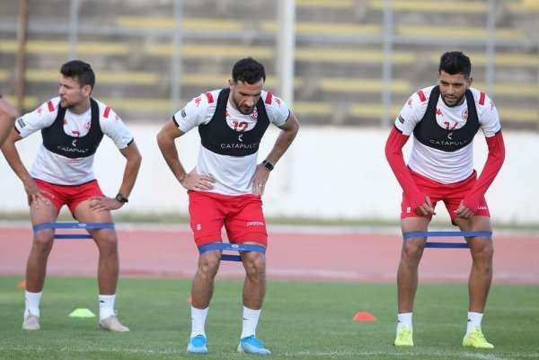 من تدريبات منتخب تونس