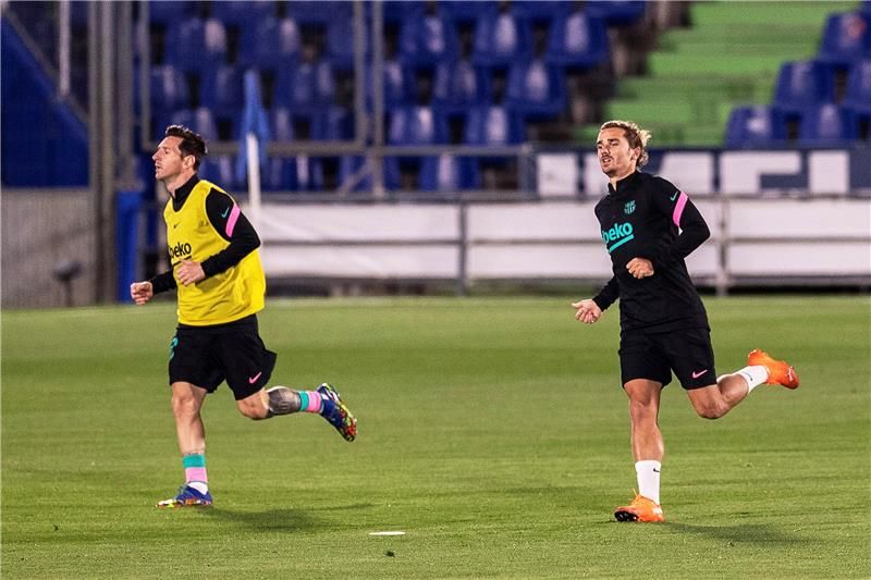  أنطوان جريزمان وليونيل ميسي