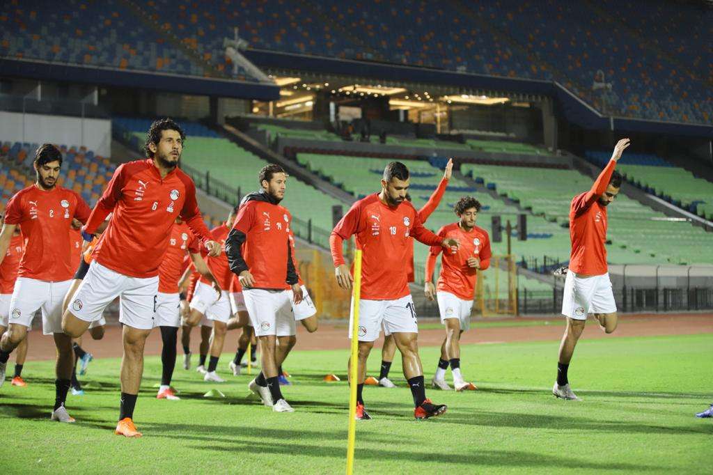 جانب من مران منتخب مصر