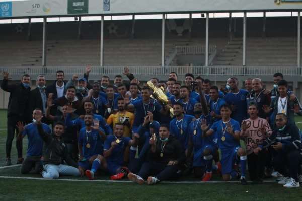 من تتويج شباب رفح بكأس السوبر
