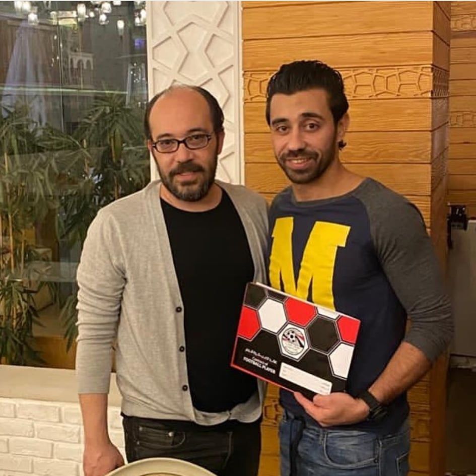 صلاح أمين بعد توقيعه لوادي دجلة