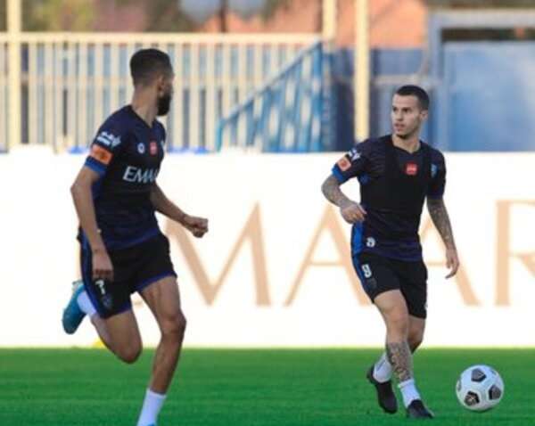 من تدريبات الهلال 