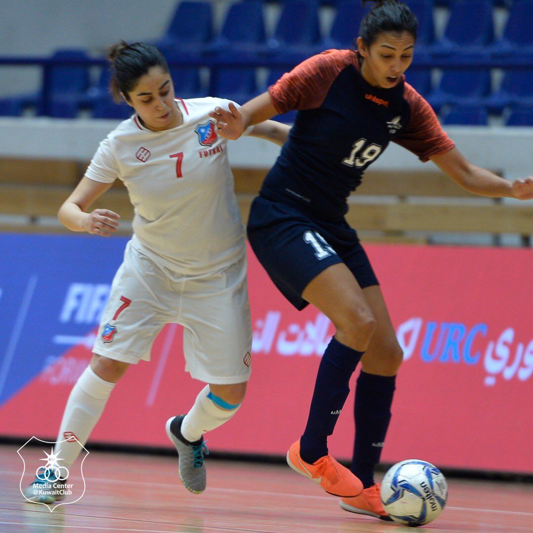 من مباراة الكويت والفتاة الرياضي