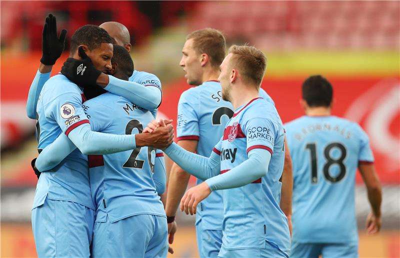 فرحة لاعبي وست هام