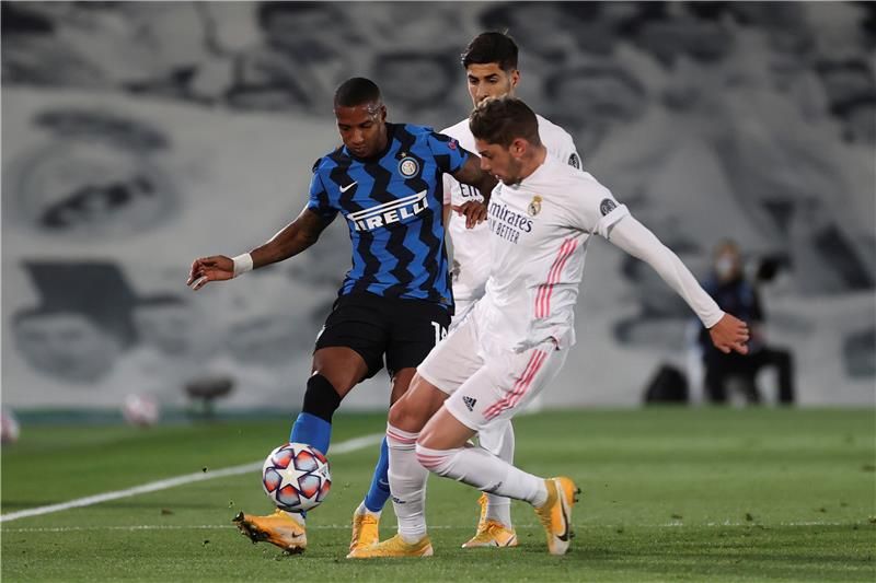 من مواجهة الذهاب بين ريال مدريد وإنتر ميلان