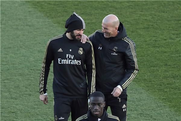 زيدان وبنزيما