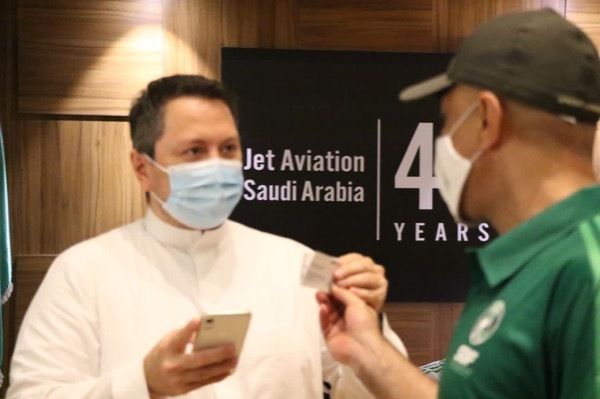 أفراد البعثة قبل السفر