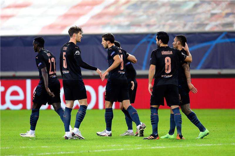 لاعبو مانشستر سيتي