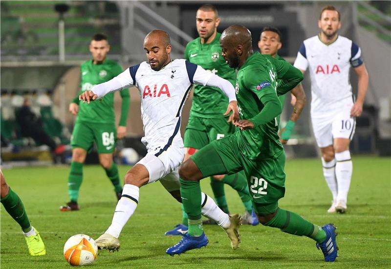 توتنهام ولودوجوريتس في المباراة الماضية