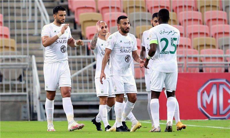 فرحة لاعبي الأهلي