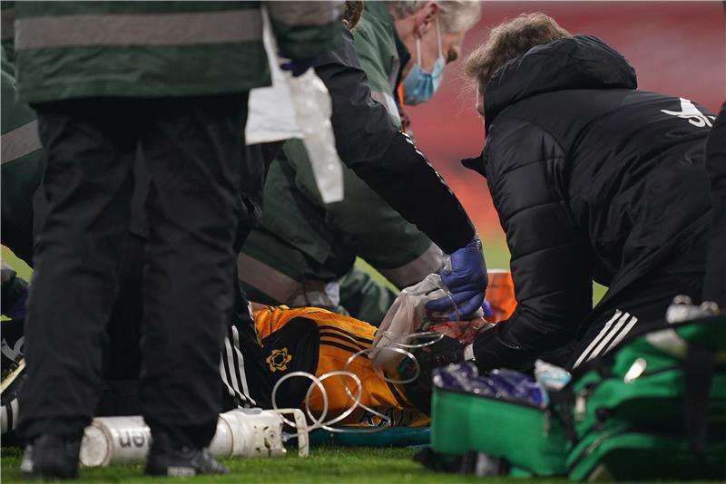 خيمينيز خلال تلقيه العلاج