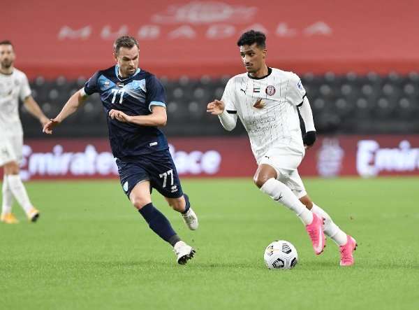 من مباراة الجزيرة وحتا