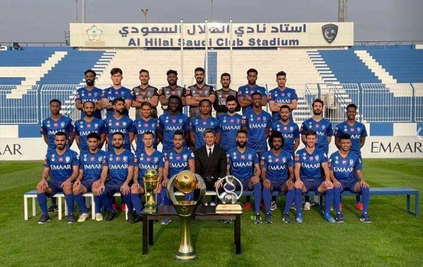 لاعبو الهلال و لوشيسكو 