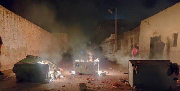  من أحداث الشغب في مدينة الشابة