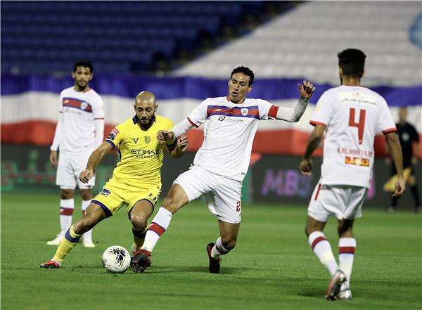 من لقاء سابق بين النصر وأبها