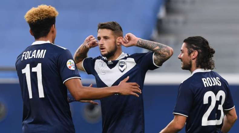 فرحة لاعبي ملبورن