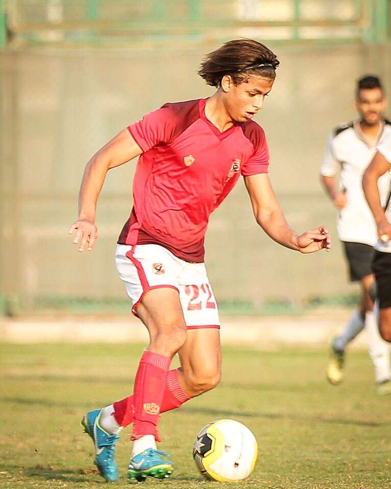 صالح نصر مهاجم الأهلي الشاب 