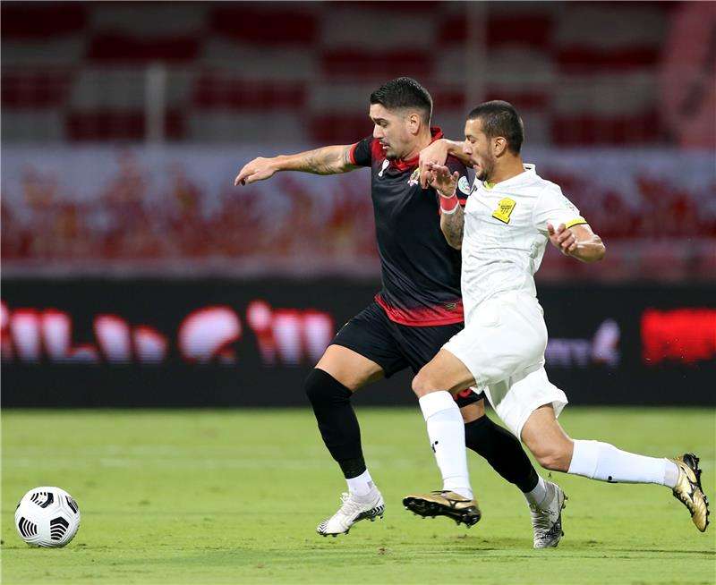 من مباراة الوحدة والاتحاد