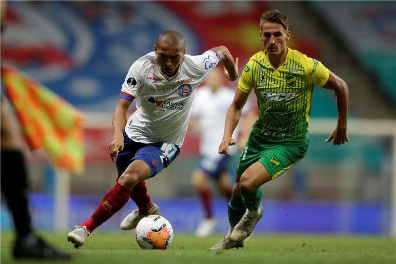 من مباراة ديفينسا إي خوستيسا و باهيا 