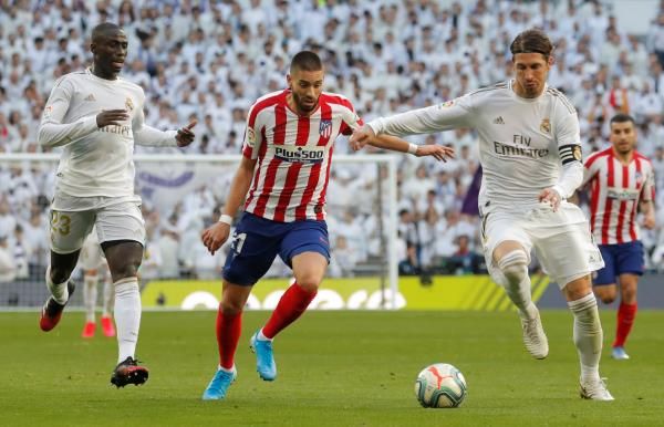 من مباراة ريال مدريد و أتلتيكو مدريد 