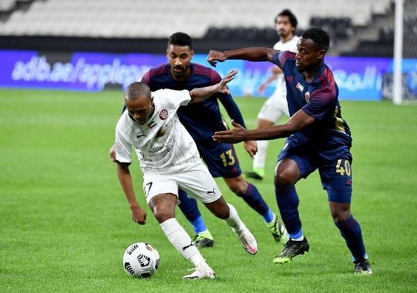 من مباراة الجزيرة والوحدة