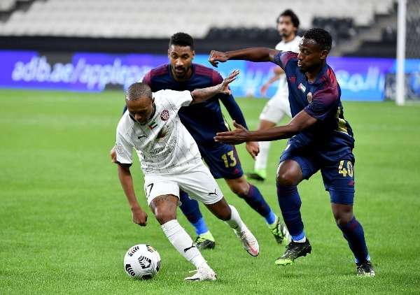 من مباراة الجزيرة والوحدة