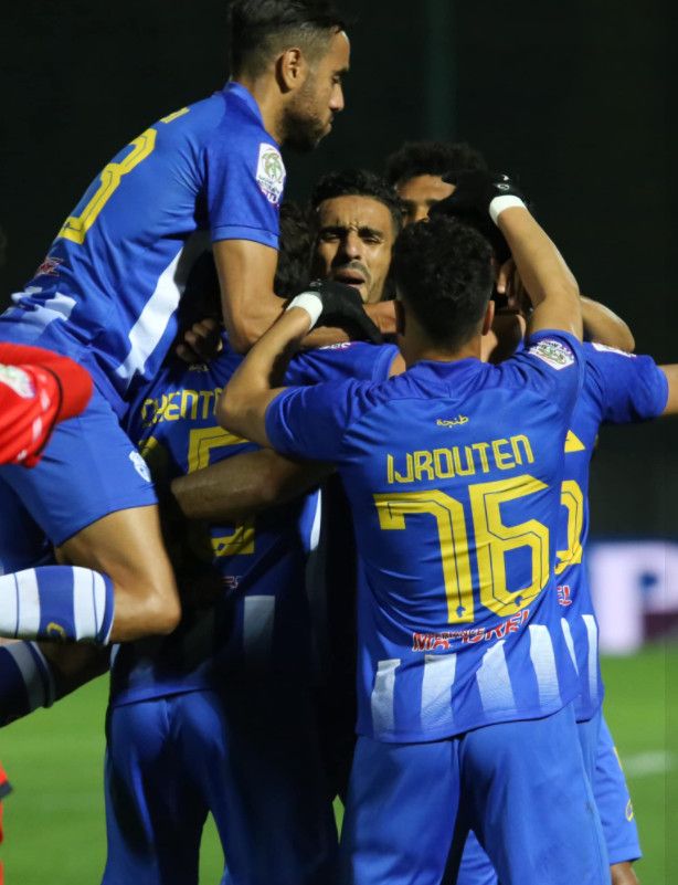 فرحة لاعبي اتحاد طنجة