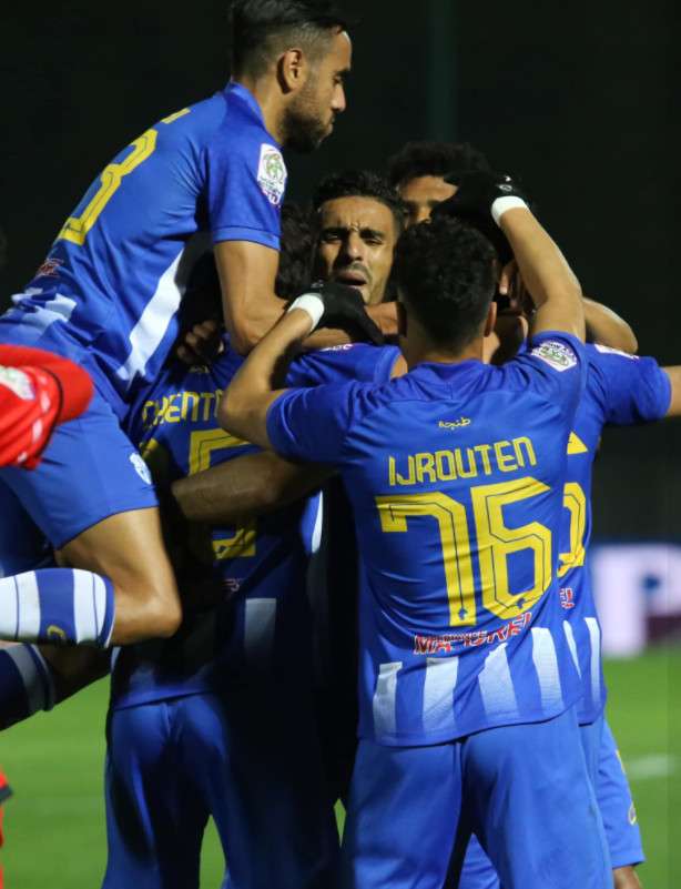 فرحة لاعبي اتحاد طنجة