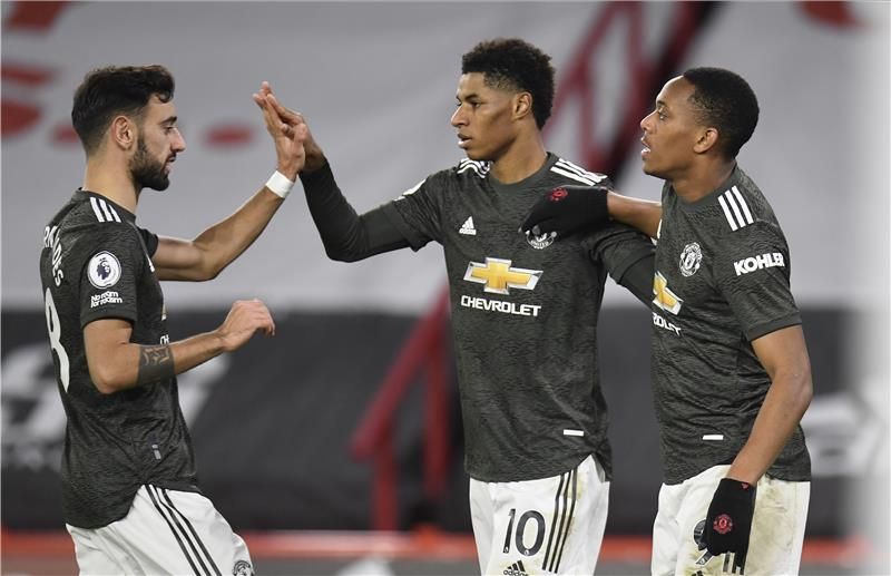 راشفورد مع فريقه