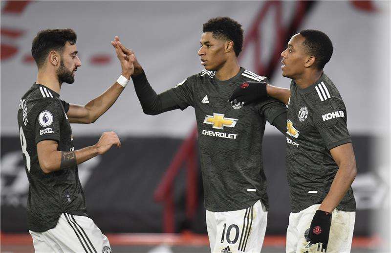 راشفورد مع فريقه