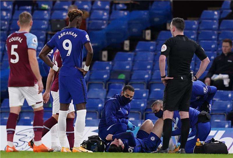 لحظة إصابة بن تشيلويل 