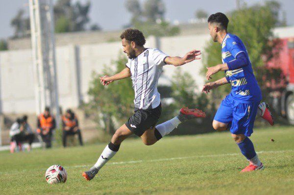 من مباراة نفط الوسط والحدود