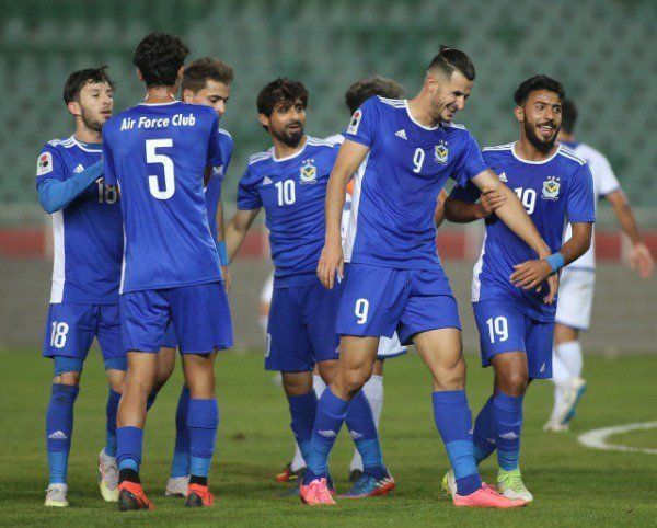 فرحة لاعبي القوة الجوية