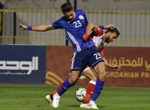 من لقاء سابق بين الرمثا وشباب الأردن