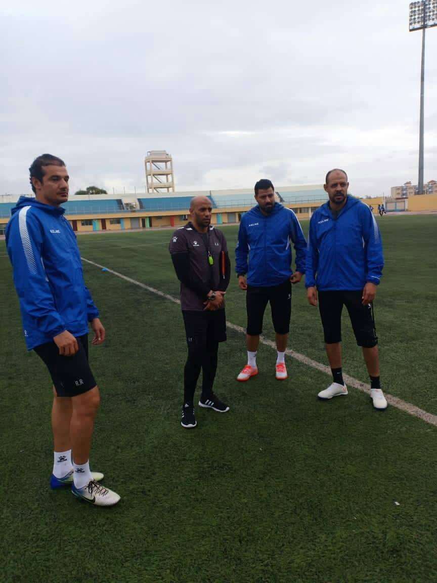 عماد النحاس مع جهاز المقاولون