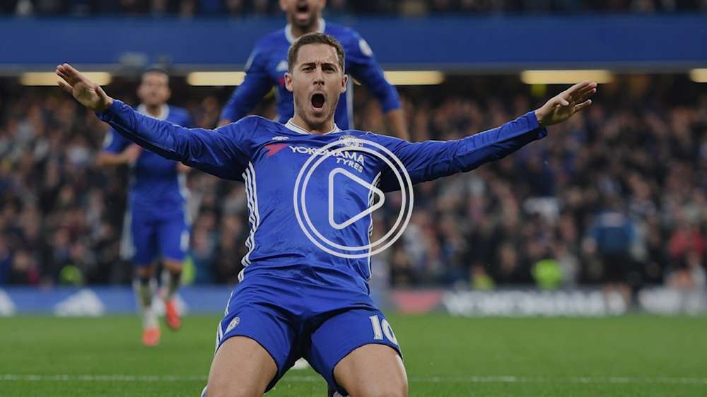 هازارد بقميص تشيلسي