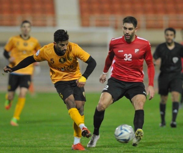 من مباراة خيطان والقادسية 