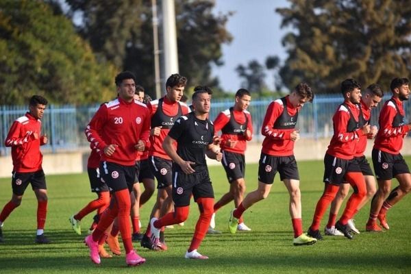  منتخب تونس في التدريبات الأخيرة 