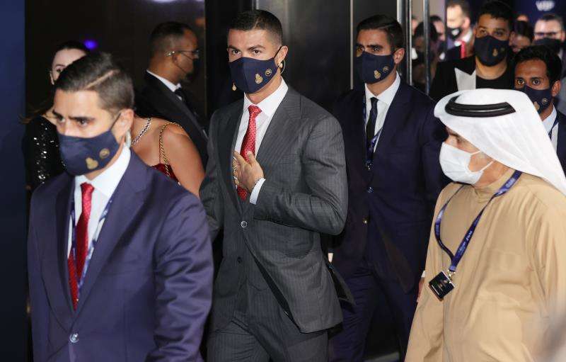 رونالدو في الحفل