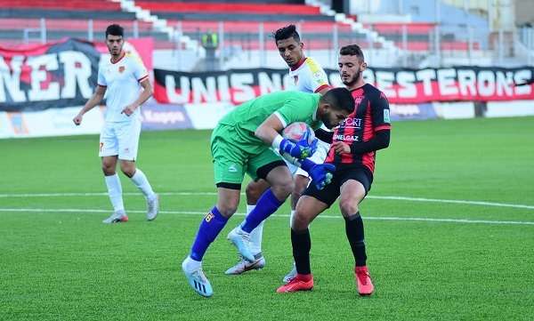 لقطة من مباراة اتحاد العاصمة مع نصر حسين داي