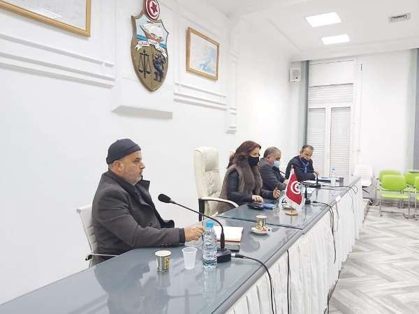  من اجتماع كاتبة الدولة للرياضة بمحافظة بنزرت