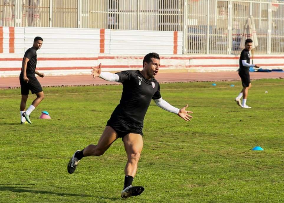 طارق حامد في مران الزمالك اليوم