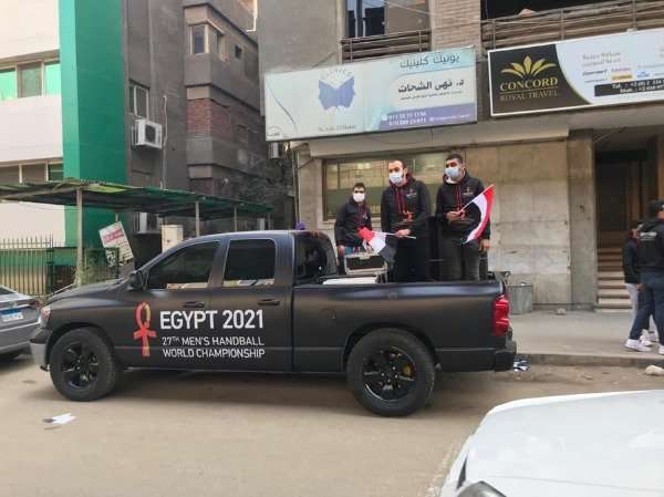 خلال الترويج لمونديال اليد في مصر