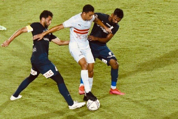 مباراة سابقة بين الزمالك وإنبي