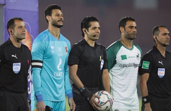 الشناوي والغندور قبل انطلاق اللقاء