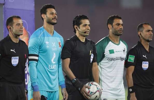 الشناوي والغندور قبل انطلاق اللقاء