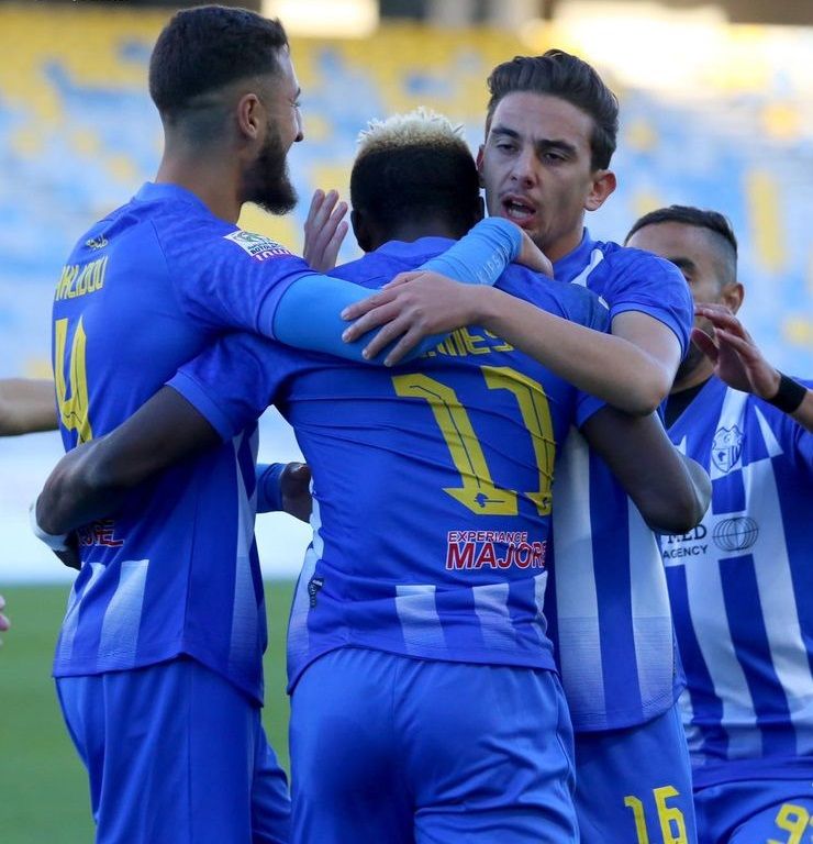 فرحة لاعبي اتحاد طنجة