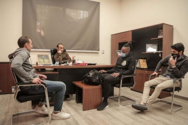 سيد عبدالحفيظ خلال استقباله بواليا