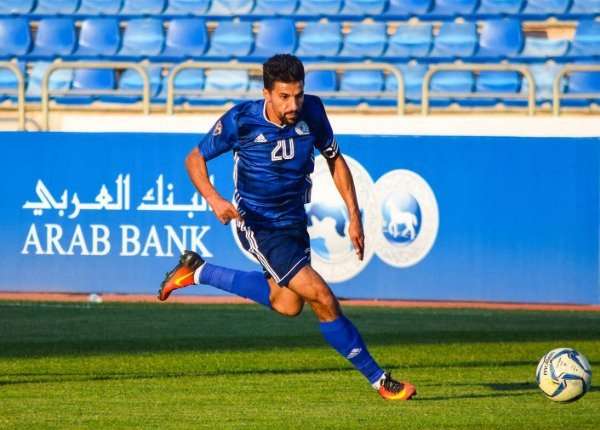 حمزة الدردور سجل هدفين للرمثا